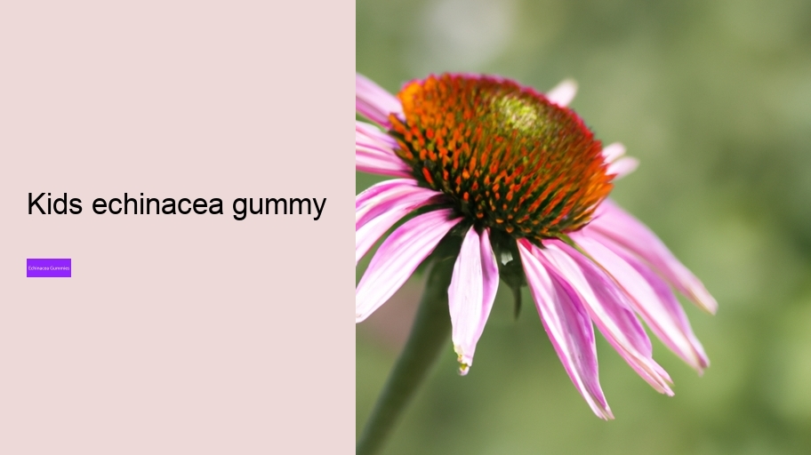 kids echinacea gummy