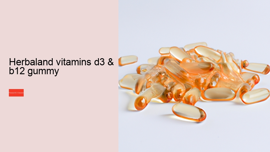 herbaland vitamins d3 & b12 gummy
