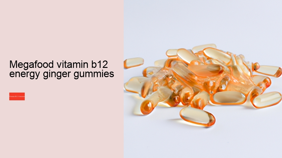 megafood vitamin b12 energy ginger gummies