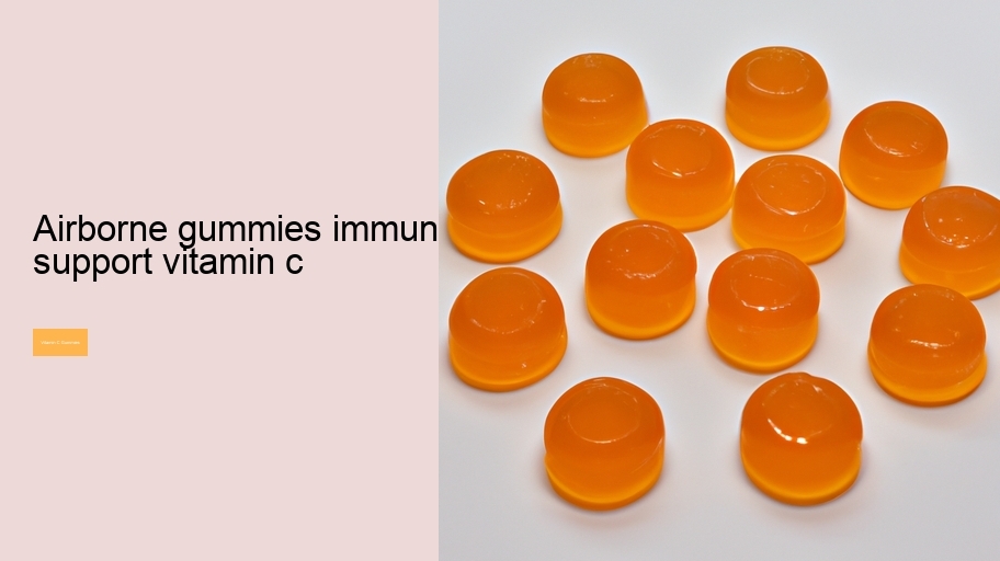 airborne gummies immune support vitamin c