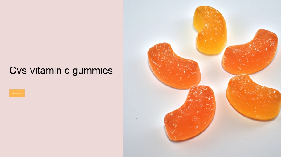 cvs vitamin c gummies