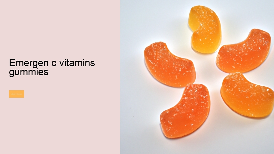 emergen c vitamins gummies