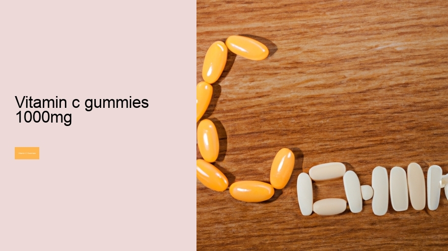 vitamin c gummies 1000mg